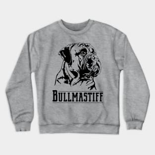 Bullmastiff dog Portrait Crewneck Sweatshirt